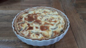 Quiche au Sainte-Maure de Touraine